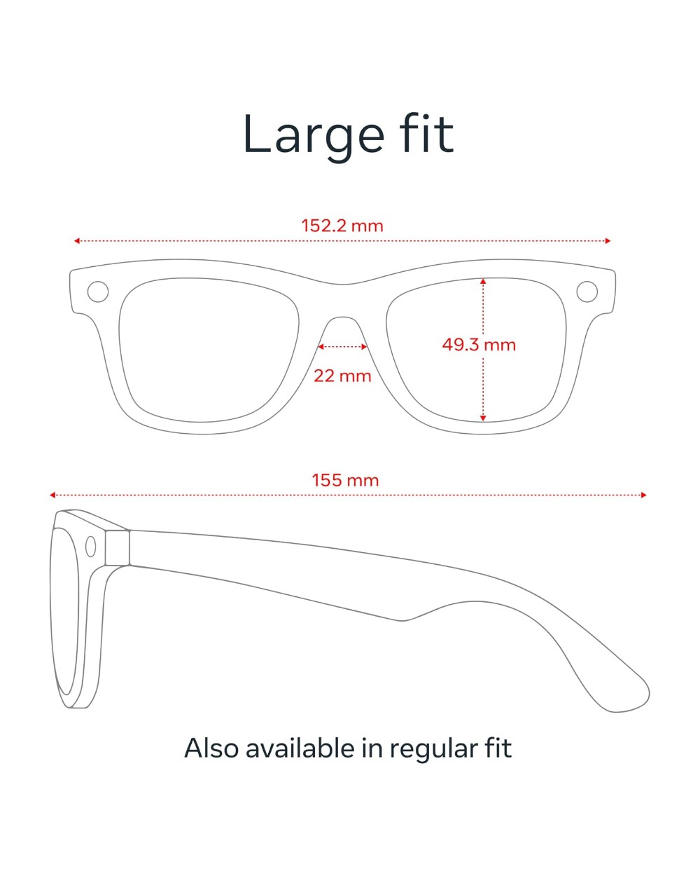 Ray-Ban Meta Wayfarer — Shiny Black / Blue Filter · Gen 1 - photo 2